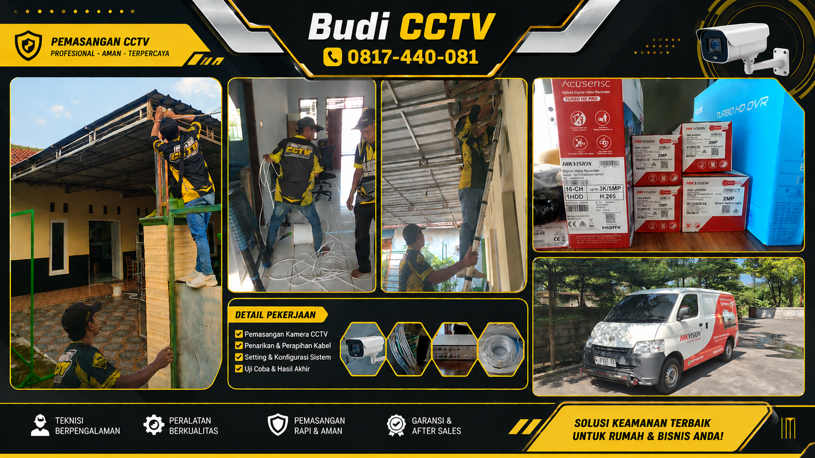 Instalasi CCTV Hikvision Pekalongan, Layanan Purna Jual