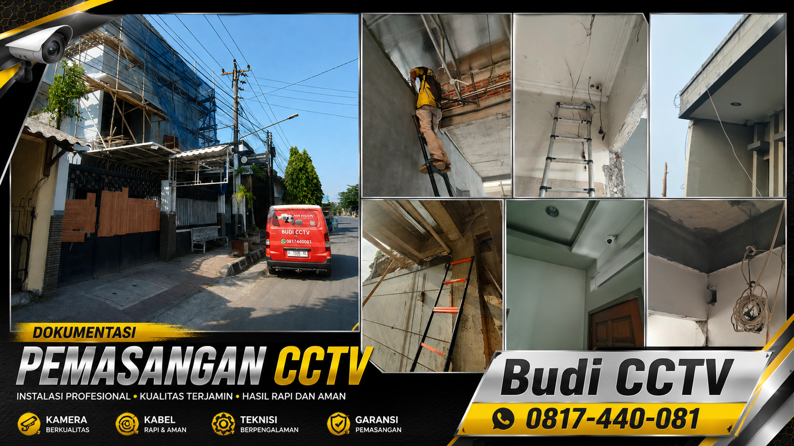 Pemasangan CCTV HiLook IP Camera Pekalongan, Aplikasi Mudah Digunakan