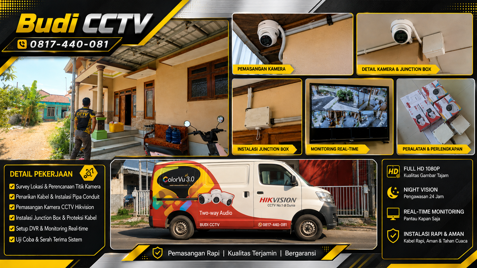 Instalasi CCTV Hikvision Two Way Audio di Pekalongan, Pertimbangan Sebelum Memilih CCTV Murah