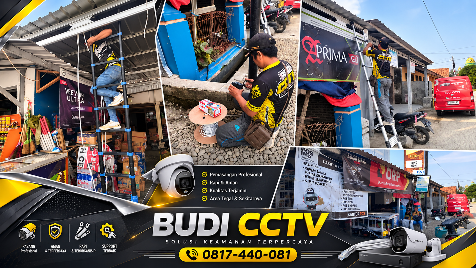Instalasi CCTV Hikvision di Pekalongan, Berkualitas dengan Harga Tepat