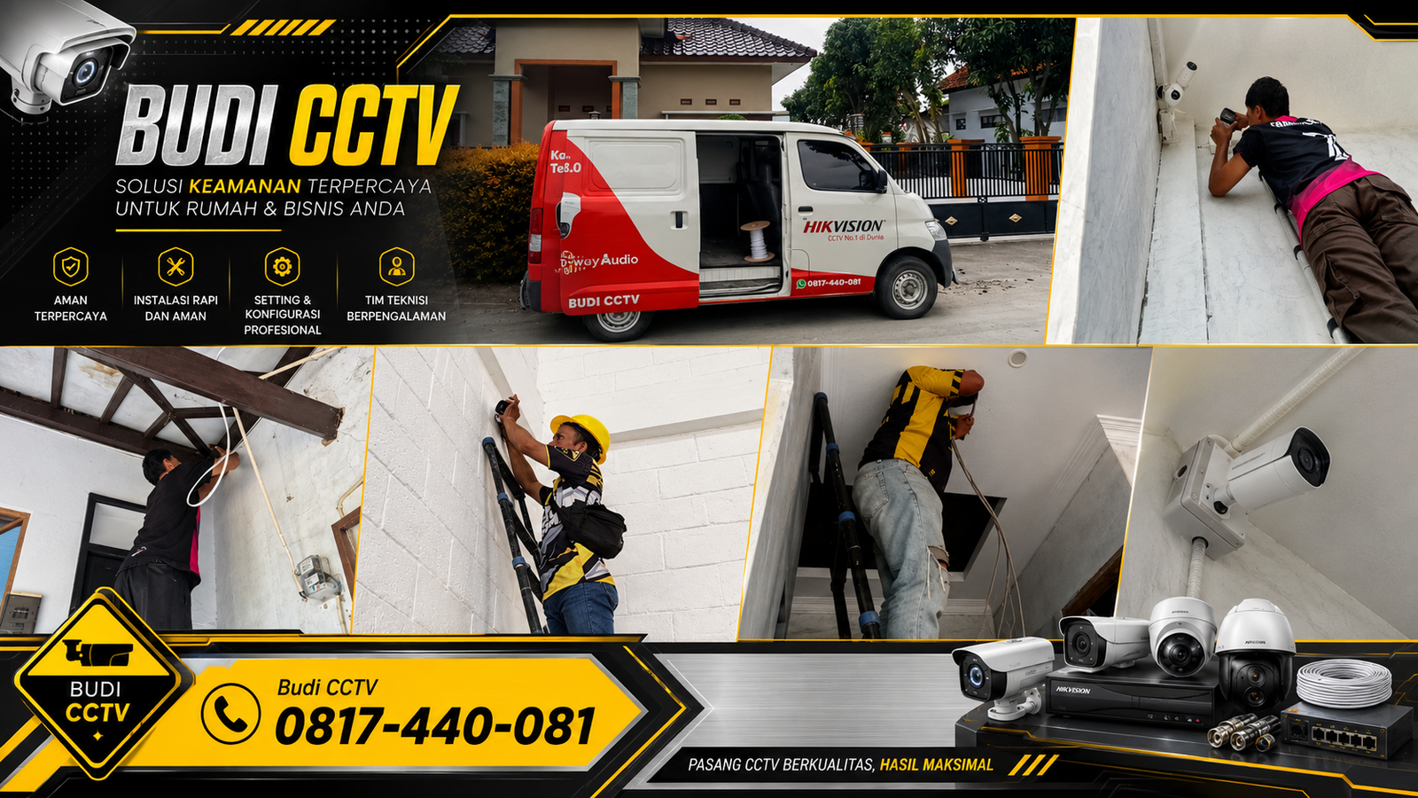 Pemasangan CCTV Hikvision di Pekalongan, Sistem yang Bisa Berkembang Sesuai Kebutuhan